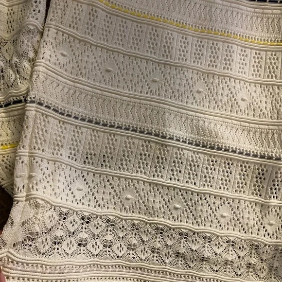 Ronny kobo white crochet dress Beautiful - Picture 4 of 9